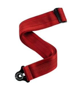 D'Addario 50BAL11 Auto Lock Guitar Strap - Blood Red Sale Clearance