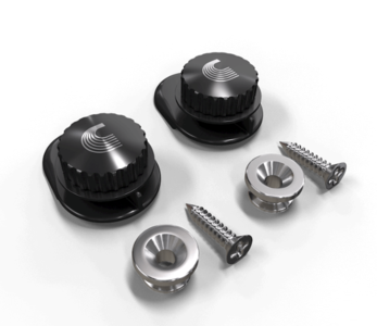 D'Addario Universal Strap Lock System Nickel With Mastercard For Sale