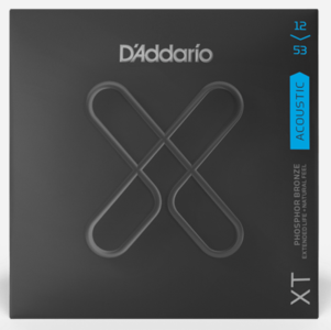 D'Addario XTAPB1253 XT Phosphor Bronze Acoustic Guitar Strings - Light, 12/53 Clearance Clearance Store