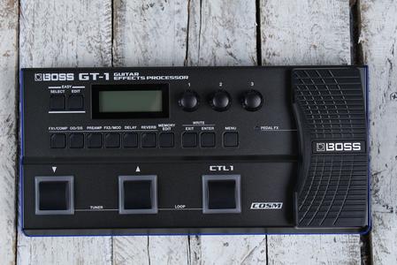 Boss GT‑1 Electric Guitar Multi Effects Processor Pedal with Tone Central GT1 Clearance Largest Supplier