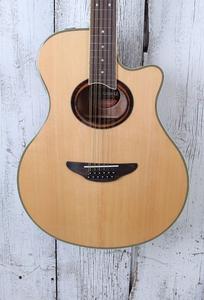 Yamaha APX700II 12 String Thinline Cutaway Acoustic Electric Guitar Natural Huge Surprise For Sale