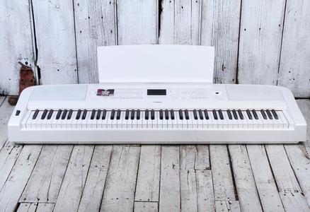 Yamaha DGX-670 White 88 Key Digital Portable Grand Piano with Sustain Pedal Discount 2025 New