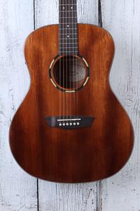 Washburn Woodline Series O12SE Orchestra Body Acoustic Electric Guitar Natural Outlet Websites