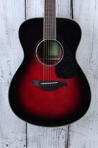 Yamaha FS830 DSR Concert Body Acoustic Guitar Solid Spruce Top Dusk Sun Red Buy Cheap Outlet Locations