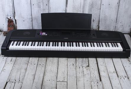 Yamaha DGX-670 Black 88 Key Digital Portable Grand Piano with Sustain Pedal Outlet Low Pice