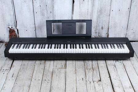Yamaha P45 88 Key Weighted Action Digital Piano w Power Supply and Pedal Black Popular Online