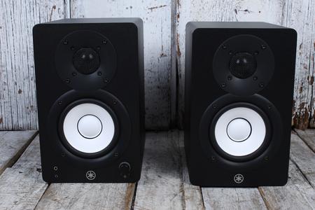 Yamaha HS4 PAIR OF TWO Powered Studio Monitor Bi Amp 2 Way Active Speakers Black Footaction Online