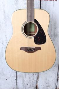 Yamaha FG820-12 Dreadnought 12 String Acoustic Guitar Solid Spruce Top Natural Clearance Fast Delivery