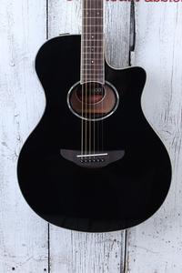 Yamaha APX Series APX600 Thinline Cutaway Acoustic Electric Guitar Black Finish Discount Fashion Style