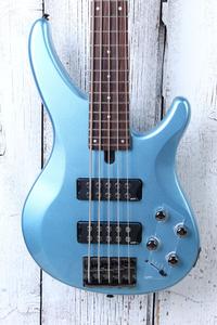 Yamaha TRBX305 5 String Electric Bass Guitar w EQ Active Circuitry Factory Blue Clearance Footaction