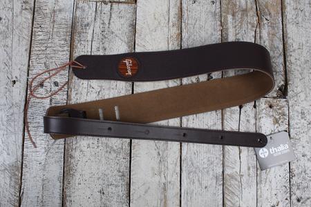 Thalia Gibson Dark Chocolate Guitar Leather Strap Clearance Ebay