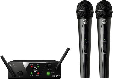 AKG WMS40 Mini Dual Band Vocal Wireless System, US25AB Cheap Real Authentic