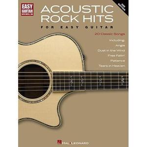 Hal Leonard 702002 Acoustic Rock Hits for Easy Guitar Clearance Good Selling