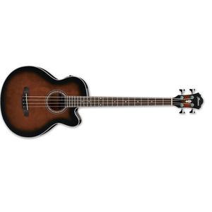 Ibanez AEB10E-DVS AEB Series Acoustic/Electric Bass-Dark Violin Sunburst New Arrival For Sale