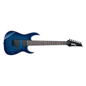 Ibanez GRG7221QA-TBB Gio Series 7-String Electric Guitar-Transparent Blue Burst High Quality Buy Online