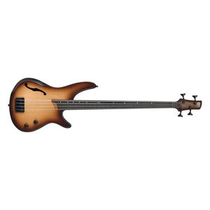 Ibanez SRH500F-NNF Aerium Semi Hollow Fretless Bass Guitar-Natural Browned Burst Flat Best Pices Cheap Pice