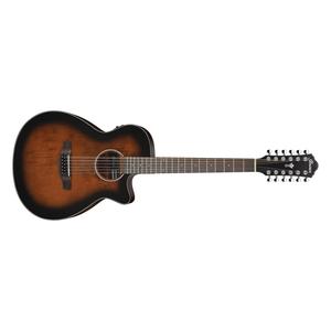 Ibanez AEG5012-DVH AEG Series 12-String Acoustic/Electric Guitar-Dark Violin Sunburst Clearance Extremely