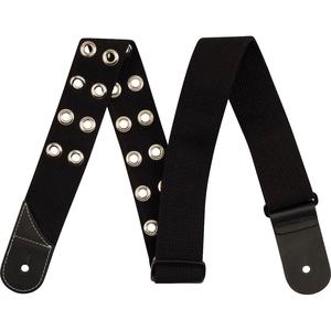 Jackson Cotton Grommet Guitar Strap-Black Outlet Excellent
