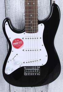 Fender® Squier Mini Stratocaster Left Handed Electric Guitar Lefty Strat Black Discount Pay With Paypal