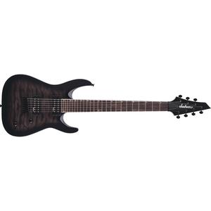Jackson JS Dinky Arch Top JS22-7 DKA QM 7-String Electric Guitar-Transparent Black Burst Countdown Package Online