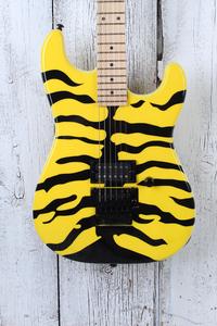 ESP LTD GL-200MT George Lynch M1 Tiger Electric Guitar Yellow with Tiger Graphic Amazon Sale Online