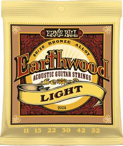 Ernie Ball 2004 Earthwood 80/20 Bronze Acoustic Guitar Strings - Light, 11/52 Best Pices For Sale