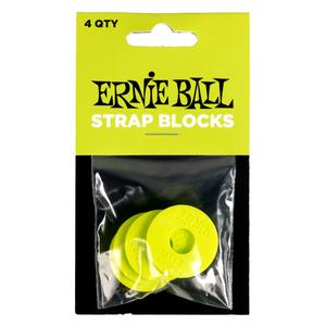 Ernie Ball Strap Blocks 4pk - Green Outlet Get To Buy