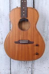 Fender Highway Series Parlor Acoustic Electric Guitar Natural w Deluxe Gig Bag Free Shipping Pick A Best