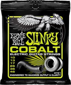 Ernie Ball 2721 Cobalt Regular Slinky Electric Guitar Strings, 10-46 Cheap Sale Reliable