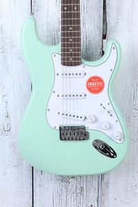 Fender Squier Affinity Series Stratocaster Electric Guitar Surf Green Cheap Cost