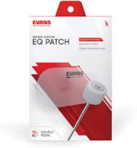 Evans EQ Bass Drumhead Patch - Clear Geniue Stockist Cheap Online