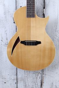 ESP LTD TL-6N Nylon String Thinline Acoustic Electric Guitar Natural Finish Clearance Get To Buy