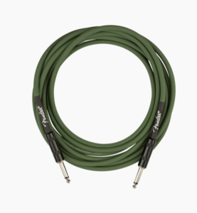 Fender Joe Strummer Pro Instrument Cable, Drab Green, 13" Free Shipping Low Shipping