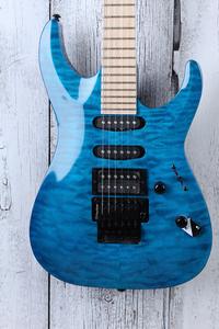 ESP LTD MH-203QM Solid Body Electric Guitar Quilt Maple Top See Thru Blue Finish Buy Cheap 2025 Newest