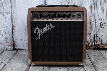 Fender® Acoustasonic 15 Acoustic Guitar Amplifier 15 Watt 1 x 6 Solid State Amp Popular Cheap Online