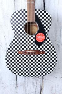 Fender Tim Armstrong Hellcat Concert Acoustic Electric Guitar Checkerboard Discount Best