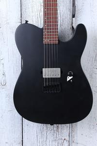 ESP LTD TE Series TE-201 Solid Body Electric Guitar Black Satin Finish Countdown Package