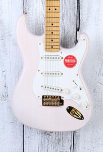 Fender Squier FSR Classic Vibe '50s Stratocaster Electric Guitar White Blonde Outlet Best Sale