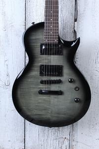 ESP LTD EC-200DX Solid Body Electric Guitar Flame Maple Top Charcoal Burst Cheap Sale Best Pices
