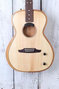 Fender Highway Series Parlor Acoustic Electric Guitar Natural w Deluxe Gig Bag Order Cheap Online