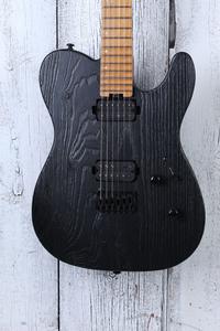 ESP LTD TE-1000 Solid Body Electric Guitar Seymour Duncan HH Black Blast Finish Manchester Great Sale Online