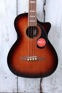 Fender Kingman Bass 4 String Acoustic Electric Bass Guitar with Gig Bag Outlet Brand New Unisex