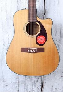 Fender CD-140SCE 12 String Dreadnought Acoustic Electric Guitar w Hardshell Case Cheap Sale 2025 Unisex