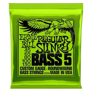 Ernie Ball EB2836 Regular Slinky 5 String Bass Strings - 45-130 With Paypal Cheap Pice