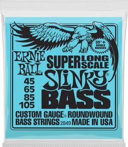 Ernie Ball Super Slinky 35"  Long Scale Bass Strings - 45-105 Free Shipping Pices