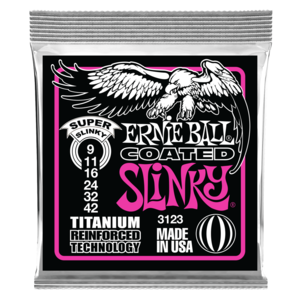 Ernie Ball Electric Guitar Strings - Titanium Super Slinky Discount Authentic Online