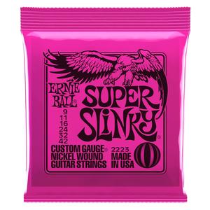 Ernie Ball 2223 Super Slinky Nickel Wound Electric Guitar Strings, 09-42 EB2223 Clearance Pick A Best