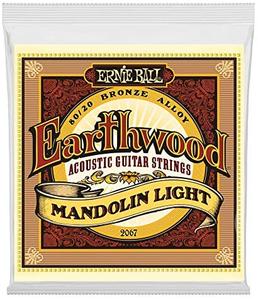Ernie Ball 2067 Earthwood Light 80/20 Bronze Mandolin Strings Shop Offer Online