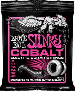 Ernie Ball 2723 Cobalt Super Slinky Electric Guitar Strings, 09-42 Browse For Sale