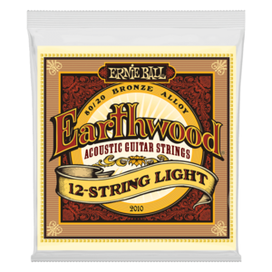 Ernie Ball 2010 Earthwood 80/20 Bronze 12-String Acoustic Guitar Strings - Light Outlet New Styles